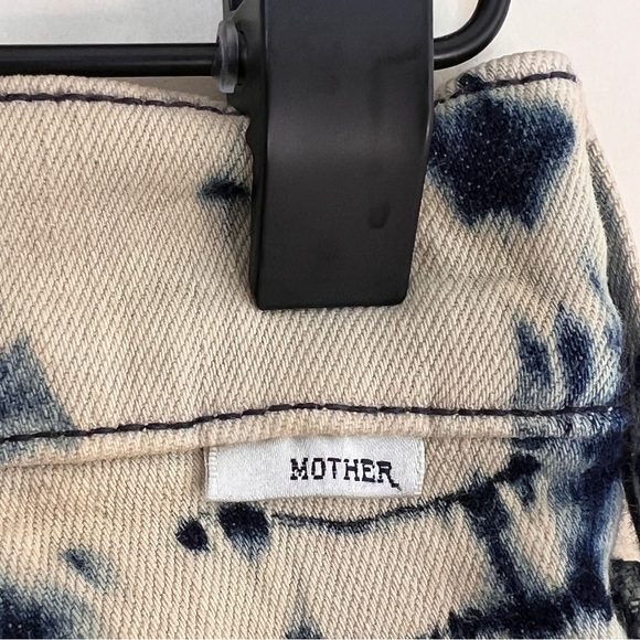 MOTHER Denim The Dazzler Mid-Rise Ankle Tie-Dye Jeans Sz 26 - Picture 6 of 7